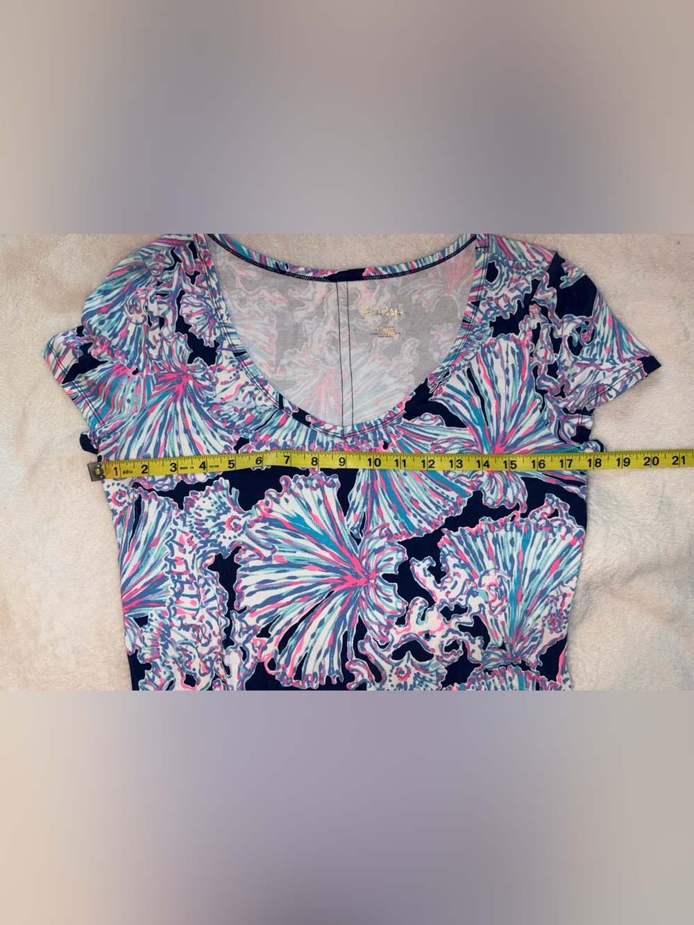 Lilly Pulitzer Malin Midi Dress Shells Bells sz M - Picture 7 of 9